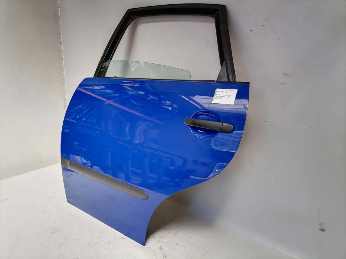 Seat Ibiza 6L original Tür hinten links LS5G Azul Swing Blue Bj.2003